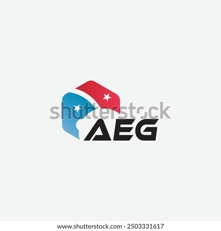 AEG letter logo design on white background. Creative  modern AEG letter logo design. Vector design.
Letters AEG, AEG logo  vector template.