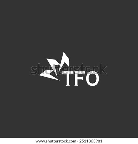 TFO letter logo design on white background. Creative  modern TFO letter logo design. Vector design.
Letters TFO, TFO logo  vector template.