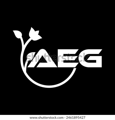 AEG letter logo vector design, AEG simple and modern logo. AEG luxurious alphabet design