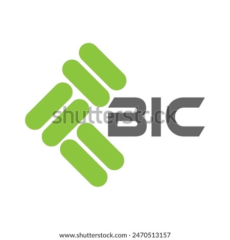 BIC letter logo vector design, BIC simple and modern logo. BIC luxurious alphabet design