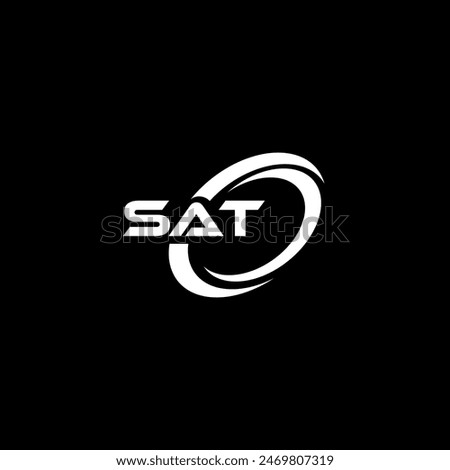 SAT Logo Design, Inspiration for a Unique Identity. Modern Elegance and Creative Design. Watermark Your Success with the Striking this Logo.