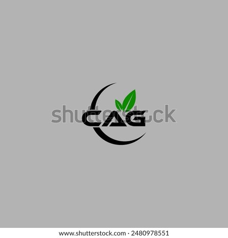 Simple Letter CAG logo design template vector illustration. Alphabet Letter CAG Technology Logo Design Pixel Element.
