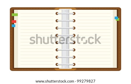 Open Binder clip art Free Vector / 4Vector