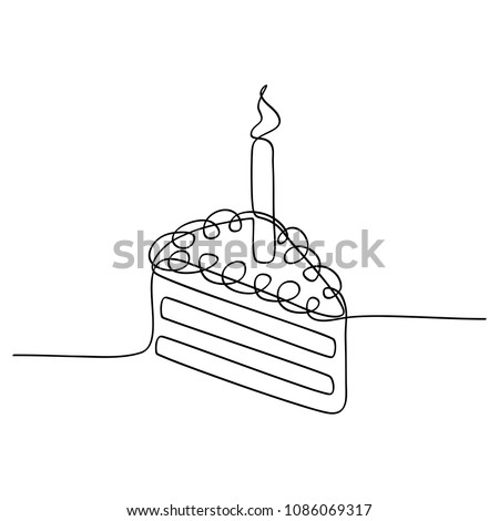 Birthday Candle Drawing At Getdrawings Free Download