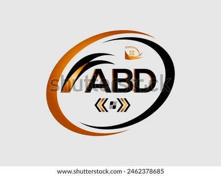 ABD letter logo abstract design. ABD simple and modern logo. Illustrator ABD Corporate logo design. Illustrator Vector.