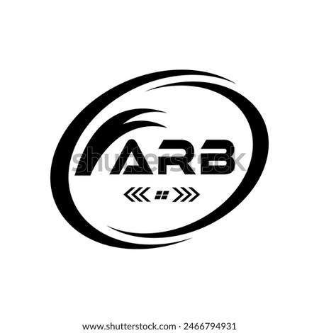 ARB letter logo Design. ARB Simple and modern logo. ARB monogram logo. ARB Abstract Alphabet vector logo Design.