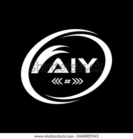 AIY letter logo Design. AIY Simple and modern monogram logo. AIY Abstract Alphabet vector Design.