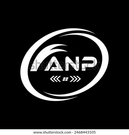 ANP letter logo Design. ANP Simple and modern monogram logo. ANP Abstract Alphabet vector Design.