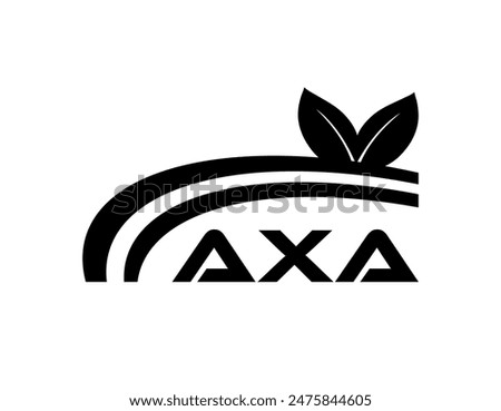 AXA letter logo Design. AXA Simple and modern monogram logo. AXA Abstract Alphabet vector Design.