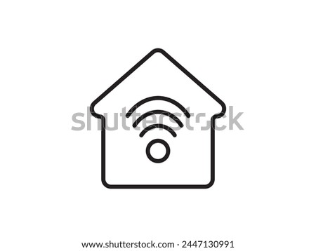 Icon a house representation, isolated against a clean background. This simple vector symbol evokes a sense of warmth and security, embodying the concept of home.