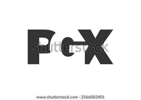 PGX logo design. Initial letter P G X bold font style for tech startups, consulting, corporate branding. Creative company name, headlines typography identity, trendy logotype. Vector illustration.