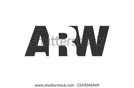 Similar – Image, Stock Photo Large black R on white background on a brick wall