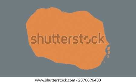 Modern Map of Cook Islands with Interactive Features, Flat design Cook Islands outline map.