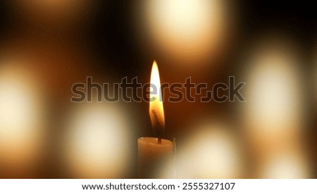 Similar – Image, Stock Photo candlelight Decoration