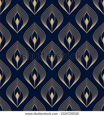 Peacock feather ombre pattern ditzy floral motif. Lineal flowers paisley allover design. Simple geometric ornament. Print block for brocade, chiffon dress fabric, apparel textile, garment, accessories