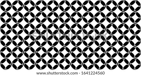 Black and white houndstooth pattern repeat check motif. Simple geometric all over print block for apparel textile, patchwork fabric, swimwear, silk scarf, bandana, mens polo t shirt, fashion garment.