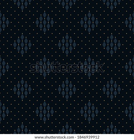 Monochromatic rhombus shapes pattern ultimate blue seamless background. Abstract gingham check motif minimal geo fabric design. All over print block for apparel textile, ladies dress, shop window.