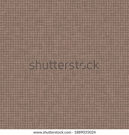 Hessian background, terracota sackcloth, burlap texture seamless geo pattern. Eco style nature color allover print block apparel textile, ladies fashion dress fabric, wrapping, shopping bag, packaging