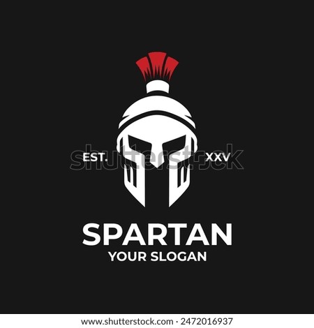 Spartan logo vector. EPS 10 editable vector