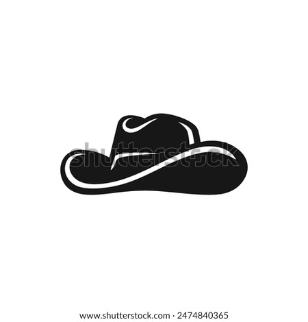 Cowboy hat icon vector. EPS 10 editable vector