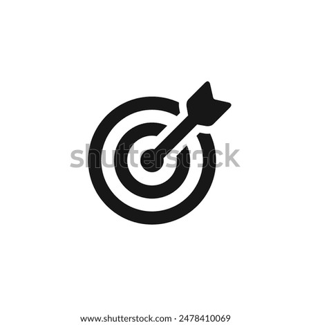 Target icon vector. EPS 10 editable vector