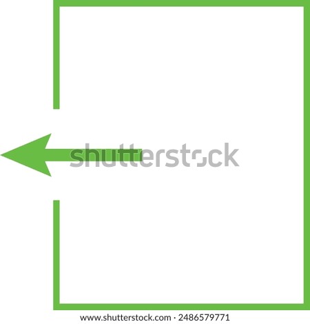 Exit or logout, log off icon. Isolated on white. blue right rounded arrow with bracket. Sign out icon. Profile, user sign. Arrow in box. quit, export, file, import, share