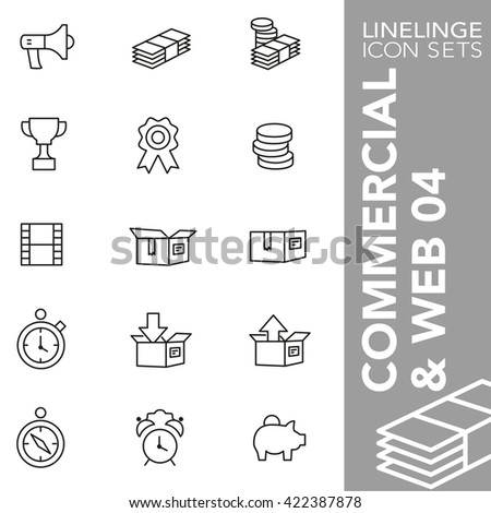 High quality thin line icons of website internet and commerce. Linelinge are the best pictogram pack unique linear design for all dimensions and devices. Stroke vector logo symbol and website content.