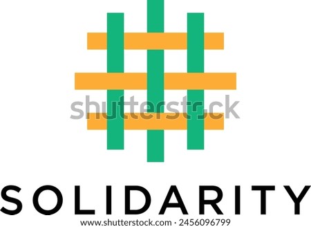 solidarity logo,  Community logo design, Global Community Logo Icon