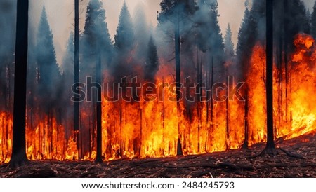 Similar – Image, Stock Photo Wild and dangerous