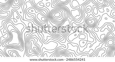 Topographic contour map. Topography and geography map grid abstract background. similar cartography illustration  