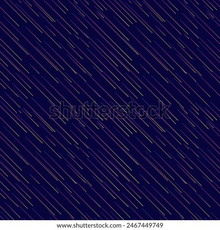 Multicolor pattern of lines, meteor shower. The lines are arranged in such a way that they create a sense of movement and energy. The scene is bright and dynamic. print, textiles, wallpaper, packaging