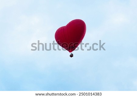 Similar – Image, Stock Photo Love balloon against blue sky