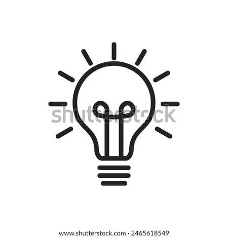 light bulb vector icon art
