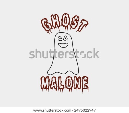 Ghost Malone, Halloween, Ghost, Spooky Season, witch, Halloween Funny, t shirt