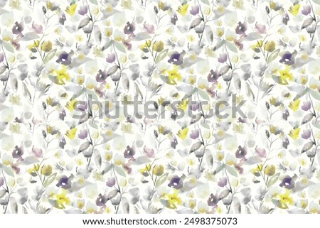 design in tiny, adorable natural flowers. exquisite bouquets. Millefleurs à la liberty. Beautiful floral background for scrapbooking, textiles, wallpaper, pattern fills, covers, surfaces, prints, 