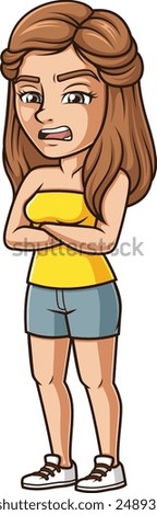 the young woman averts her gaze, smiling and full of pleasure