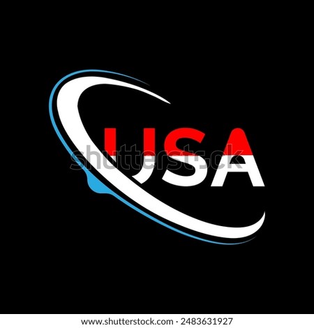 USA LETTER WITH USA LOGO