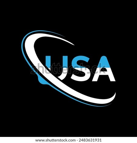 USA LETTER WITH USA LOGO