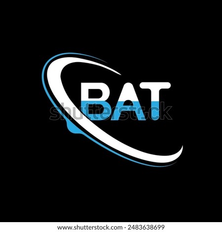 bat letter with bat logo