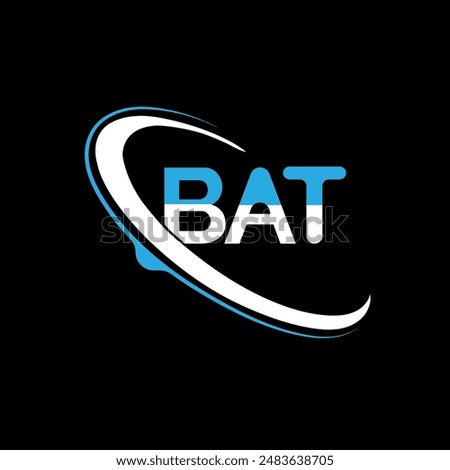 bat letter with bat logo