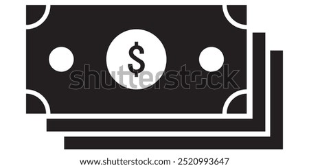 Money vector icon isolated design eps 10