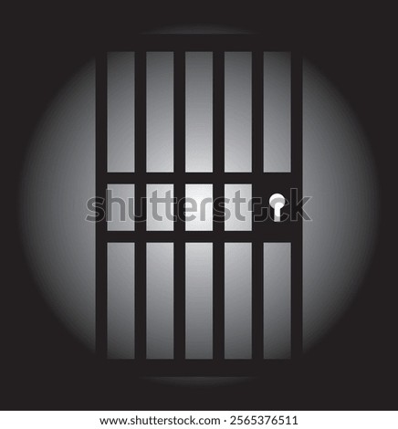 Jail icon vector logo template, vector design trendy eps 10