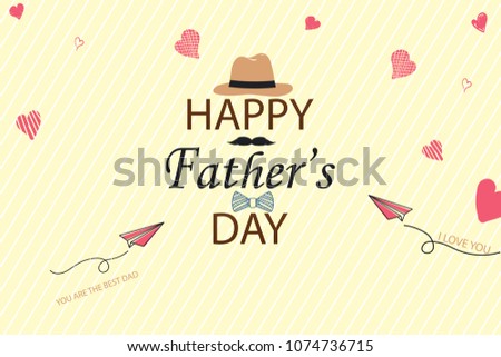 love you father card template download free vector art stock
