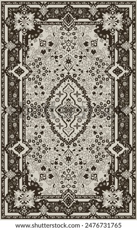 high resolution persian rug in eps format