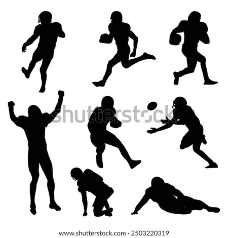 chicago football silhouette shape drawing Vol 4