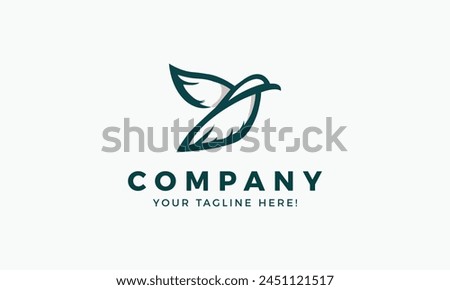 bird fashion logo vector design template