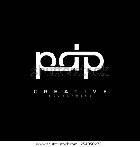 
PDP Letter Logo Design Initial Vector Concept. Simple PDP Logo Template Illustration