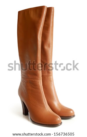 Similar – Image, Stock Photo Woman in brown boots standing on a wooden floor holding a dried artichoke flower in her hand