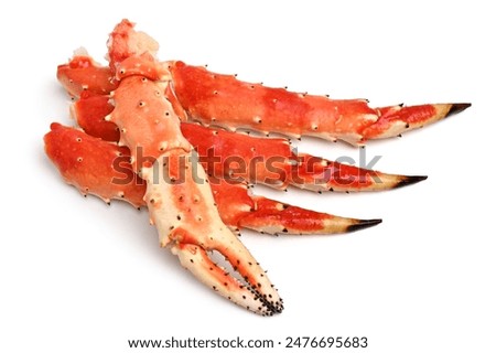 Similar – Image, Stock Photo Boiled king crab legs