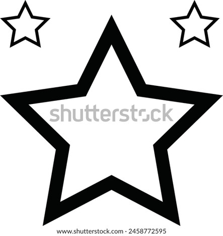 Star icon, 3 Star icon,